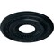 Ekena Millwork Lauren Ceiling Medallion (Fits Canopies up to 6 1/4"), 20 5/8"OD x 6 1/4"ID x 1 3/8"P, Night Shade CM20LNNSF - alternate 3